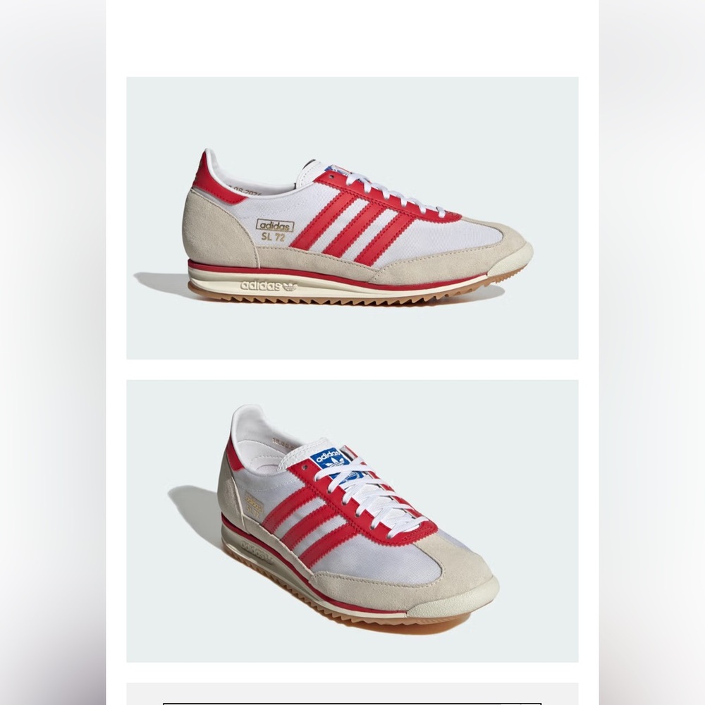 Adidas SL72 75th anniversary shoes